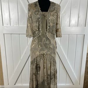 Alex Evenings vintage 2 piece dress size 6